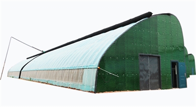 新型水蓄熱裝配式弧形溫室